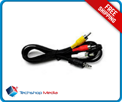 6 ft. Composite A/V Cable (3.5mm to RCA)