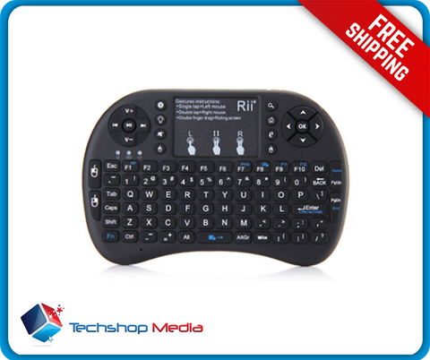 Rii mini i8+ Mini Wireless Keyboard (Black)