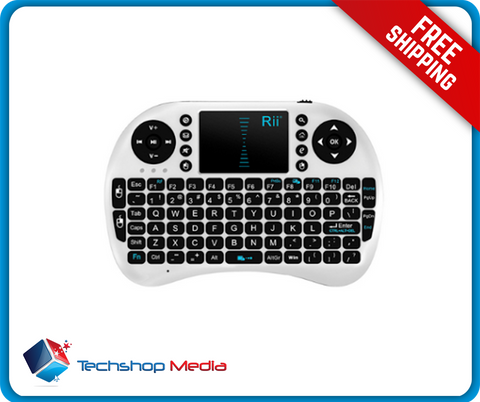 Rii i8 Mini Wireless Keyboard (White)