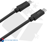 Tronsmart [1 Pack] CC01 Type-C (USB-C) 3.1 Male to Type-C (USB-C) Male Sync & Charging Cable (3.3 Feet, 1 x Black)