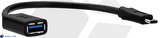 Tronsmart [1 Pack] CC03 Type-C (USB-C) 3.0 Male to Type-A (USB-A) Female Adapter Cable (1 x Black)