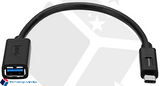 Tronsmart [1 Pack] CC03 Type-C (USB-C) 3.0 Male to Type-A (USB-A) Female Adapter Cable (1 x Black)