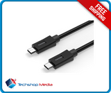 Tronsmart [1 Pack] CC06 USB Type-C (USB-C) 2.0 Male to USB Type-C (USB-C) Male 2.0 (3.3 Feet, 1 x Black)