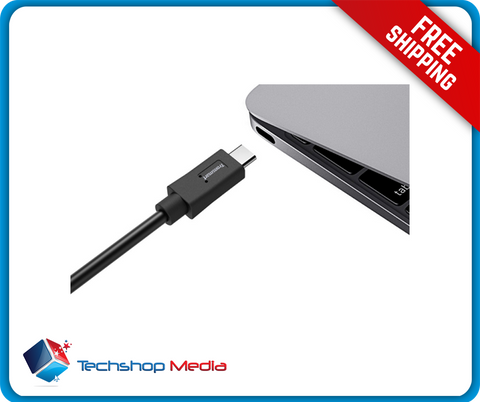 Tronsmart [1 Pack] CC07 USB Type-C (USB-C) 2.0 Male to Type-C (USB-C) 2.0 Male (6 Feet, 1 x Black)