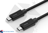 Tronsmart [1 Pack] CC07 USB Type-C (USB-C) 2.0 Male to Type-C (USB-C) 2.0 Male (6 Feet, 1 x Black)