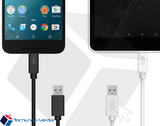 Tronsmart [2 Pack] CC04P Type-C (USB-C) Male to Type-A (USB-A) 2.0 Male Sync & Charging Cable (3.3 Feet, 1 x Black, 1 x White)