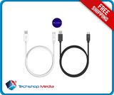 Tronsmart [2 Pack] CC04P Type-C (USB-C) Male to Type-A (USB-A) 2.0 Male Sync & Charging Cable (3.3 Feet, 1 x Black, 1 x White)