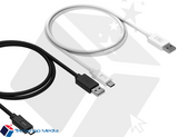 Tronsmart [2 Pack] CC05P Type-C (USB-C) Male to Type-A (USB-A) 2.0 Male (6 Feet, 1 x Black, 1 x White)