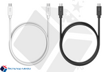Tronsmart [2 Pack] CC05P Type-C (USB-C) Male to Type-A (USB-A) 2.0 Male (6 Feet, 1 x Black, 1 x White)