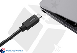 Tronsmart [2 Pack] CC07P Type-C (USB-C) Male to Type-C (USB-C) 2.0 Male (6 Feet, 1 x Black,1 x White)