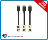 Tronsmart MUPP1 Premium USB Cables 3 Pack (3.3ft*3 ) with Gold connector