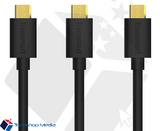 Tronsmart MUPP2 Premium USB Cables 3 Pack (6ft*3 ) with Gold connector