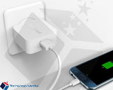 Tronsmart MUPP9 Premium 20AWG USB Cables 6 Pack White(1ft*1+3.3ft*2+6ft*3) with Gold connector